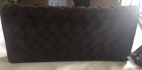 Wilson’s Brown Leather Clutch Wristlet Handbag - Picture 6 of 14