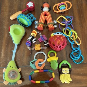 Baby Toy Lot learning teething rattle interactive developmental sensory