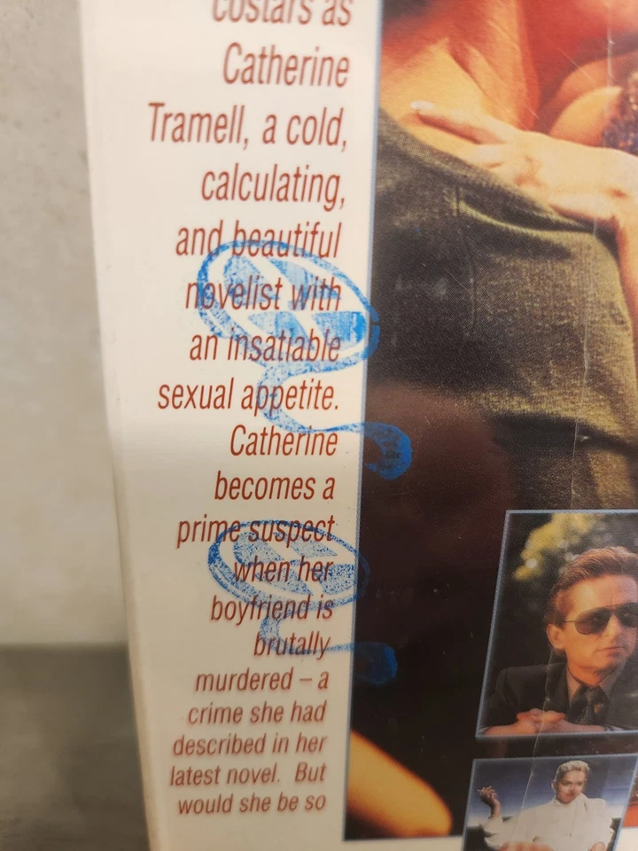 Rare Brand New Sealed Basic Instinct VHS 1992 Watermarks Carolco Live *See Desc* - Image 4 of 4