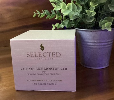 NEW Selected Skin Care CEYLON RICE MOISTURIZER 1.69 oz Nourishment Collection