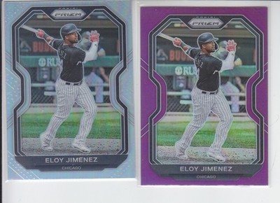 2021 Prizm ELOY JIMENEZ Silver + Purple White Sox #63