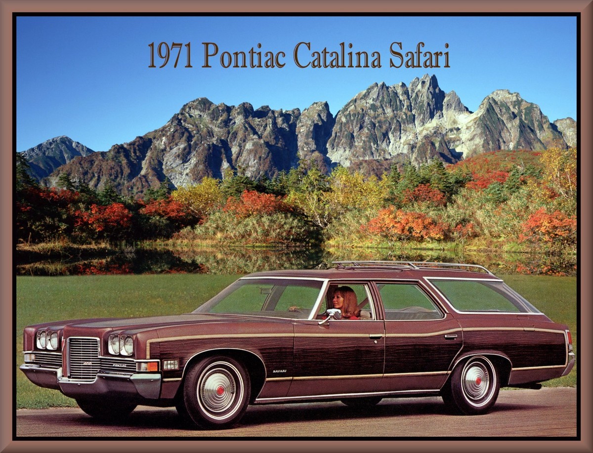 1971 Pontiac Catalina Safari wagon, Toolbox - Refrigerator Magnet