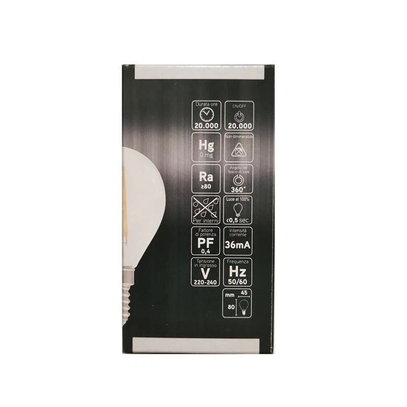 LAMPADINA A LED E14 IOLUME 4,5 W, 4000K, 470 LM, LUCE NATURALE, MCI IO130402 - Immagine 3 di 4