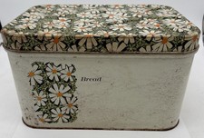 Vintage Retro Mid-Century Bread Box w/ Hinged...