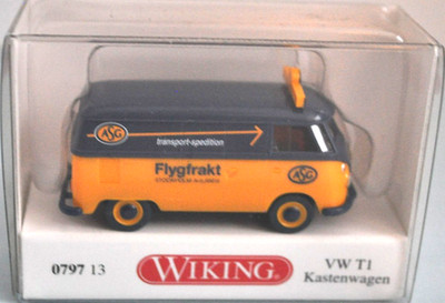 Wiking 0797-13 VW T1 Kastenwagen Van (''ASG'') Sweden - NEW MINT w/BOX