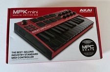 Akai MPK Mini 25 Key Electronic Keyboard - Special Edition RED