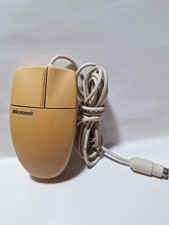 Vintage Microsoft 2 Button PS/2 Computer Mouse