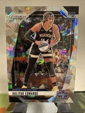 Aaliyah Edwards #70 Prizm Cracked Ice WNBA Basketball 2024 Washington Mystics RC