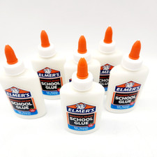 6-Pack Elmer s Washable School Glue 4oz White Non-Toxic Kids Craft Supply