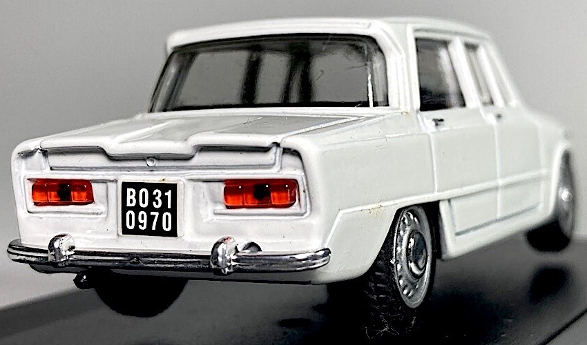 Progette 1/43 Alfa Romeo Giulia Stradale 1600 1962 White