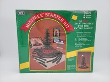 Vintage Westrim Minitree Starter Kit Beaded Christmas Tree Craft Decoration NOS