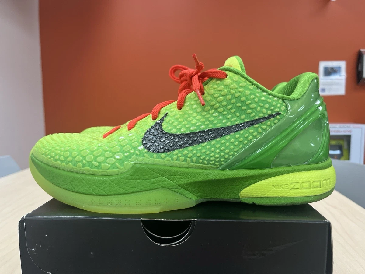 Nike Zoom Kobe 6 Grinch for Sale | Authenticity Guaranteed | eBay