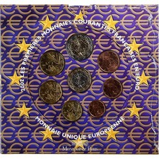 [#1287420] France, 1 Cent to 2 Euro, BU, 2002, Monnaie de Paris, MS