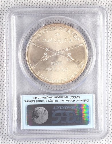 2012-W Infantry Commemorative Silver Dollar PCGS MS 70 First Strike #6114 - Picture 2 of 2
