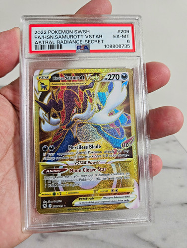 Hisuian Samurott VSTAR graded PSA 6 for sale on eBay
