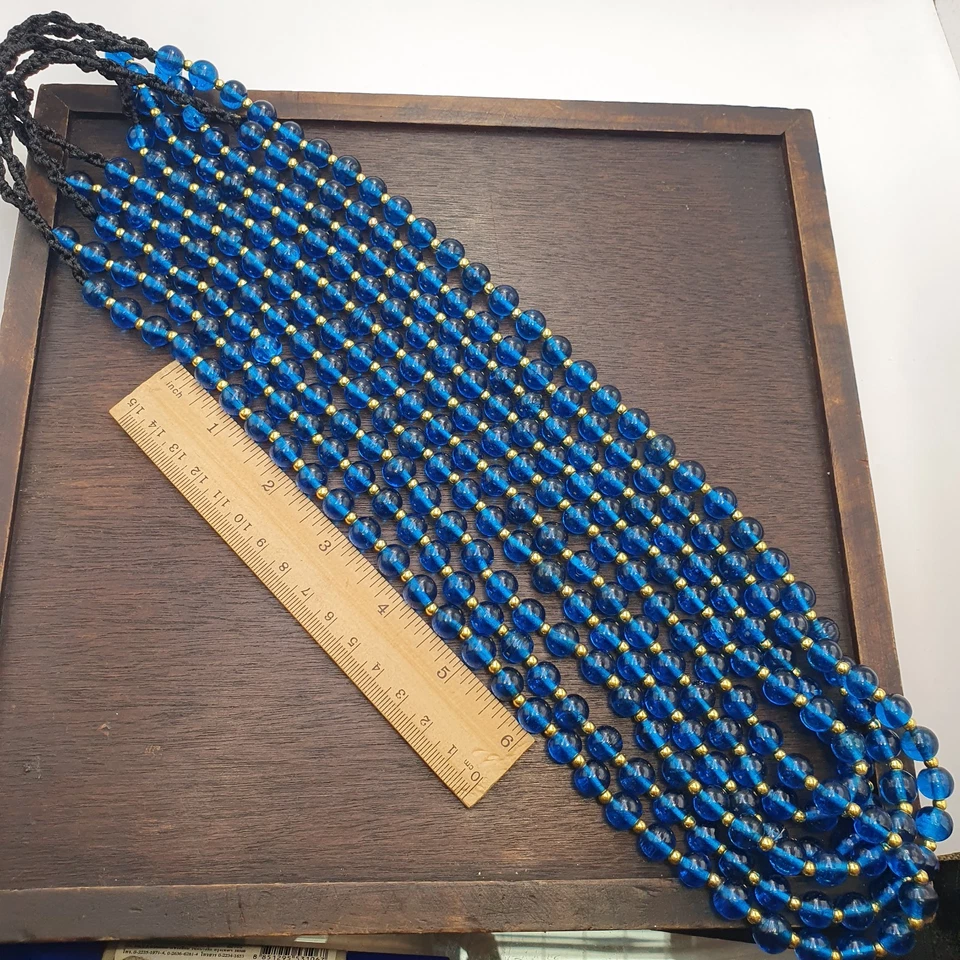 Lámpara de vidrio soplado trabajo aqua azul cuentas de vidrio filamento 9,5-1... - Imagen 2 de 4