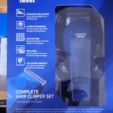 Sharper Image C07 Clipper Series Blue Unisex Hair Clipper Stainless Steel Blades