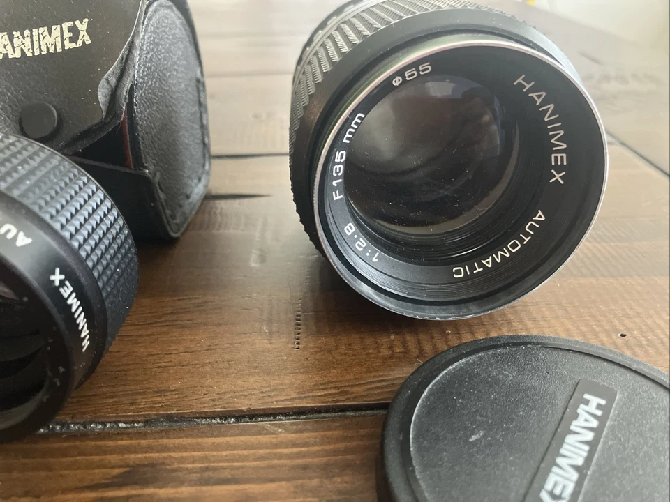 CONVERTIDOR AUTOMÁTICO HANIMEX 2X JAPÓN con lente automática F 135 mm 1:2,8 Foto 4 de 4