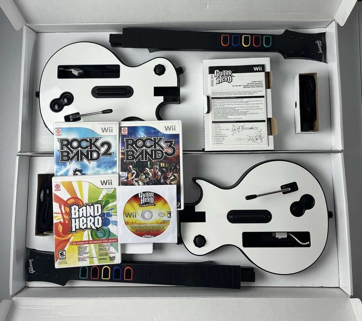 DOYO anette Guitar Hero pour PC et PS3, Guitare Sans Fil pour Jeux