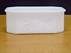 Antique Dancing Maiden Nymphs White Milk Glass Window Box Planter
