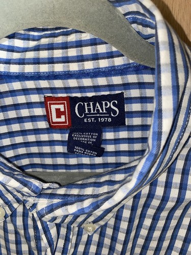 Chaps Ralph Lauren LS SHIRT XXL Clearance - Picture 4 of 5