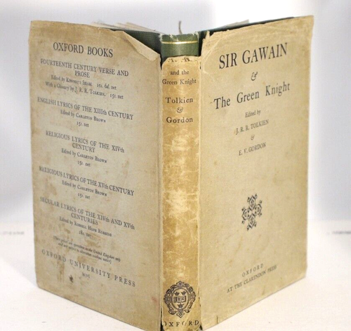 JRR Tolkien Sir Gawain & The Green Knight in D/J Rpt 1952 - Picture 3 of 10