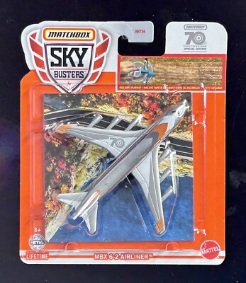 MATCHBOX SPECIAL EDITION SKY BUSTERS MBX 6-2 AIRLINER DIECAST