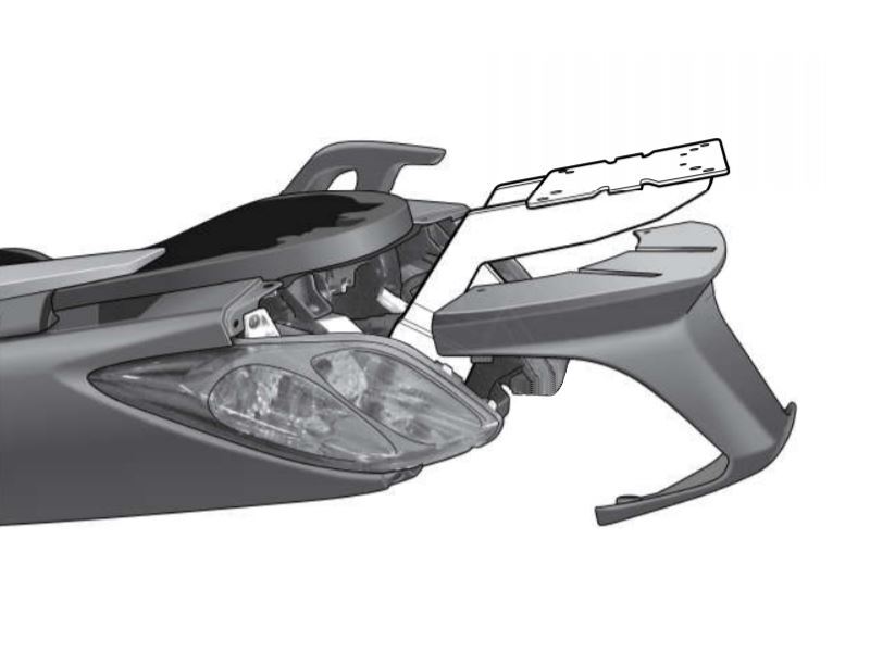 Shad Top Box Fitting Kit Yamaha XMax 250 2010-2013