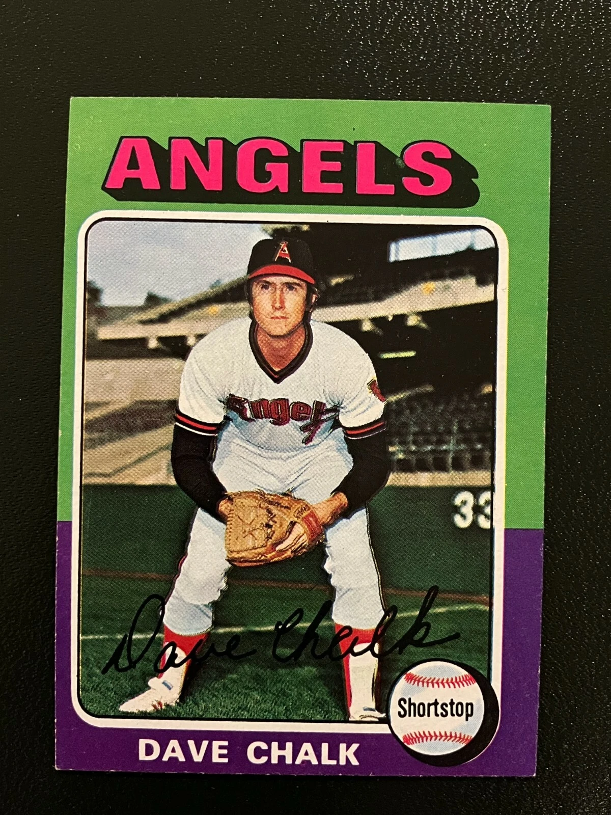 1975 TOPPS MINI HIGH-GRADE SET BREAK - DAVE CHALK- CARD #64 - ANGELS- NM-MINT
