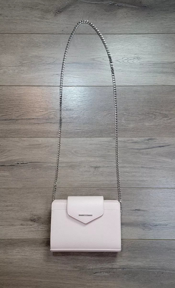 Bershka Elegant Envelope Purse Crossbody Bag Color Dusty Rose