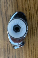 VINTAGE PLASTIC CHROME PRESTA VALVE HEAD FOR SILCA IMPERO FRAME PUMP