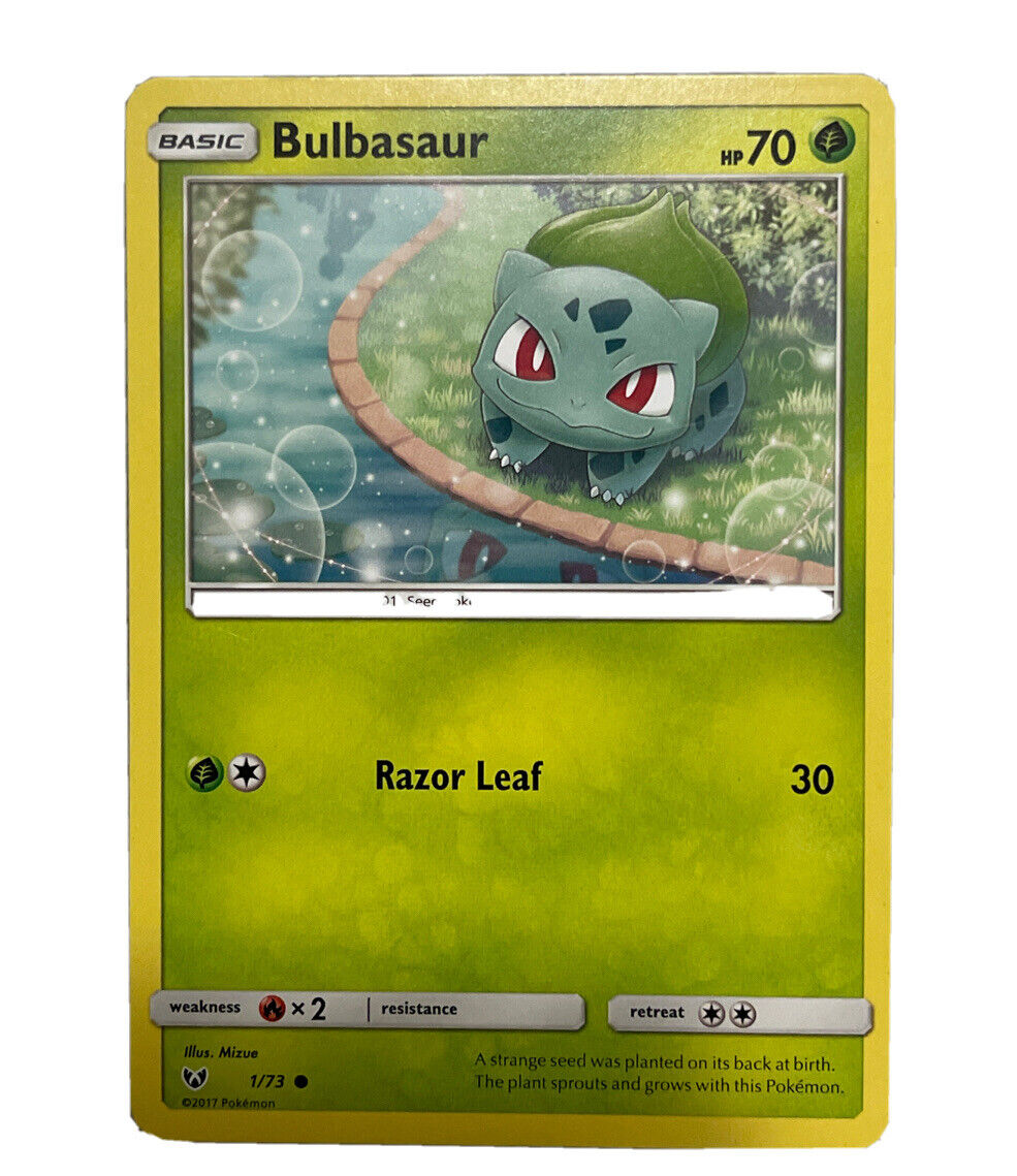 Auction Prices Realized Tcg Cards 2017 Pokemon Sun & Moon Shining Legends  Bulbasaur