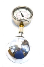 Eisco Jolly Bulb with Attached Manometer, Superior Metal - 3.15" Diameter Bulb