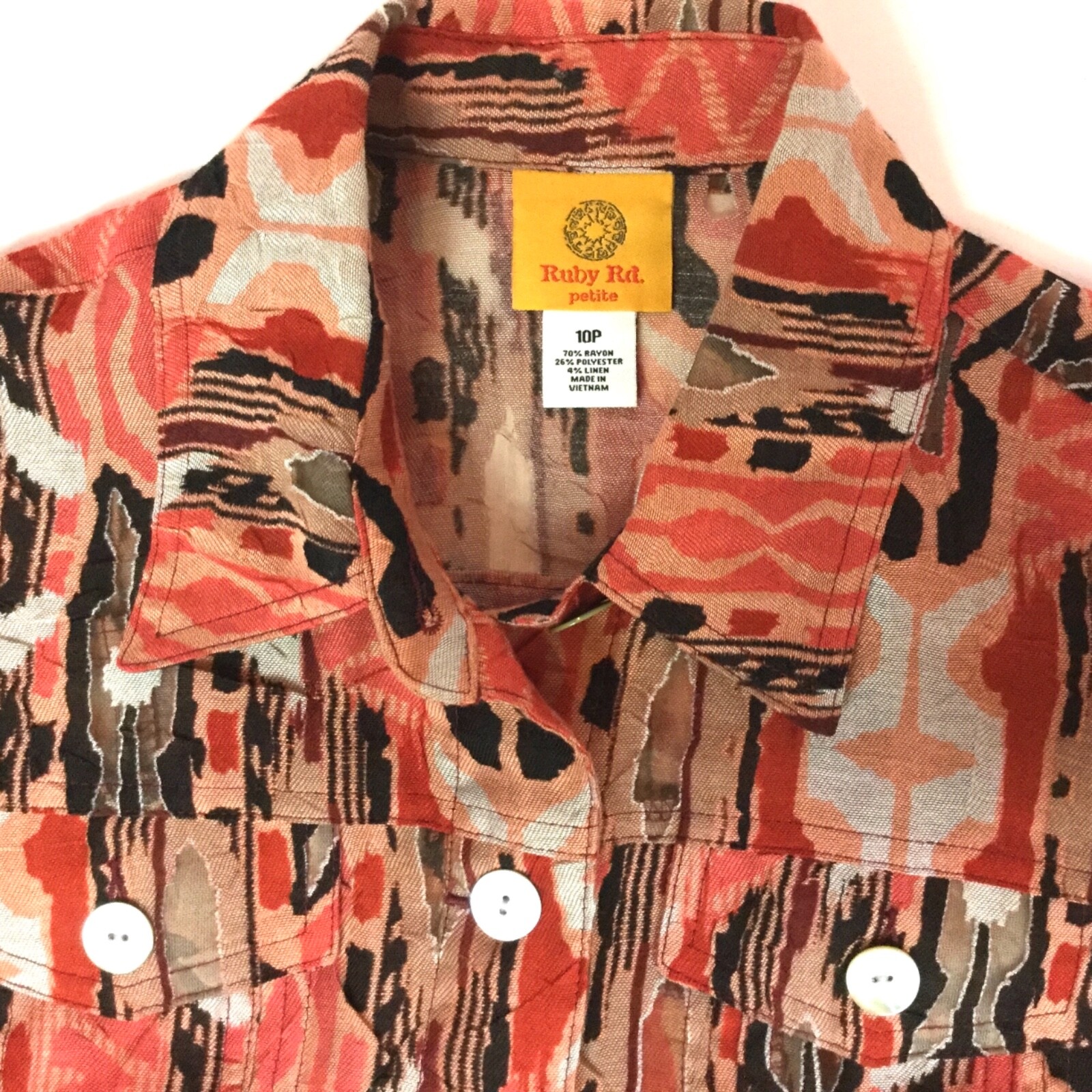 Ruby Rd. Woman’s Light Weight Blouse Multi  Color… - image 4