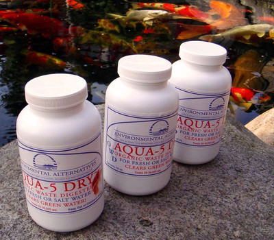 Set 3x AQUA 5 DRY Filterbakterien Bio Teichbakterien 450 m³ Filter Starter Koi 