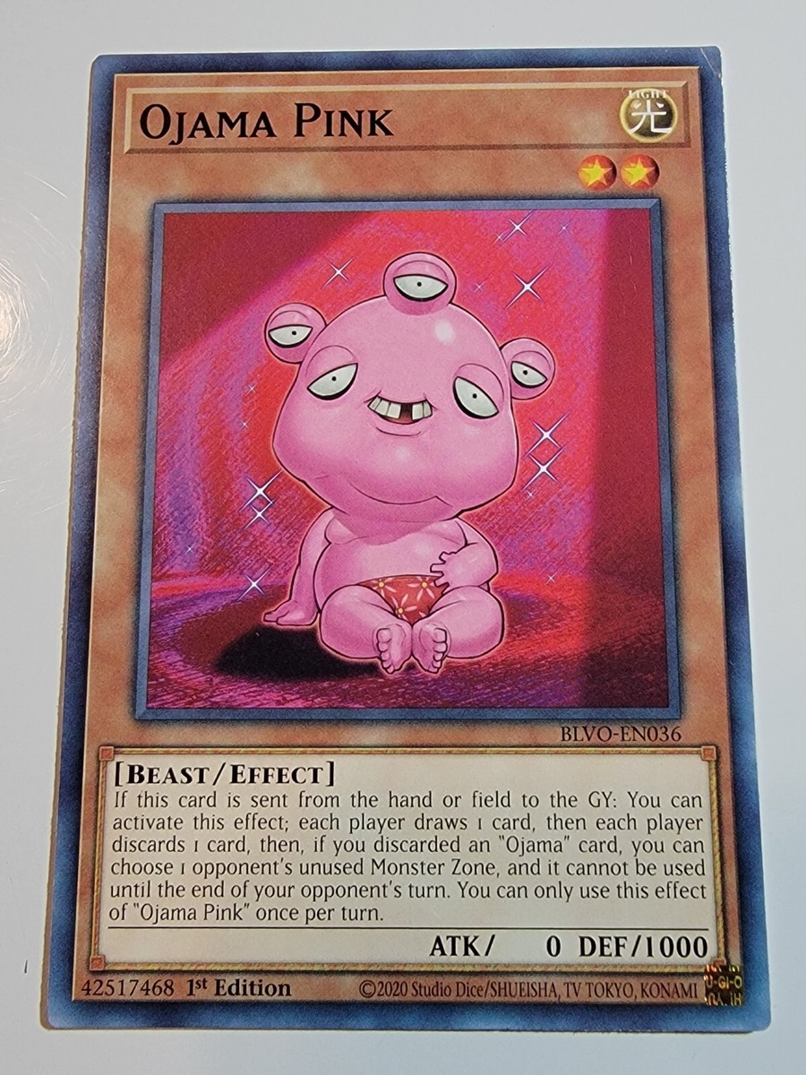 Ojama Pink - BLVO-EN036 Common 1st Edition Yugioh