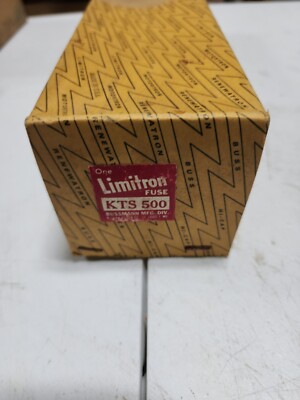 Bussman Limitron Fuse KTS 500 NEW IN BOX FREE SHIPPING