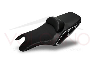 Fit Yamaha T-Max  2008-2011 Volcano Design Seat Cover White Y004C66 Anti Slip