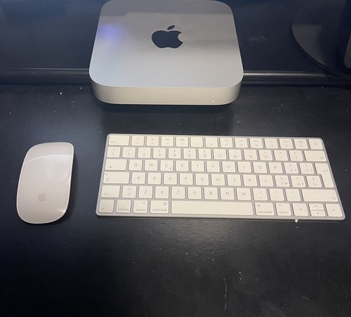 Apple Mac Mini M1 8 giga ssd 256 tastiera e mouse apple monitor asus 27.