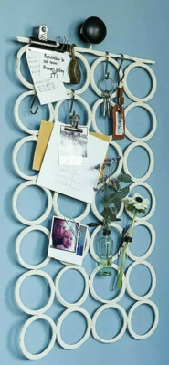 Ikea Komplement Ivory Macrame Scarf Tie Belt Hanger Holder Organizer -28  Circles