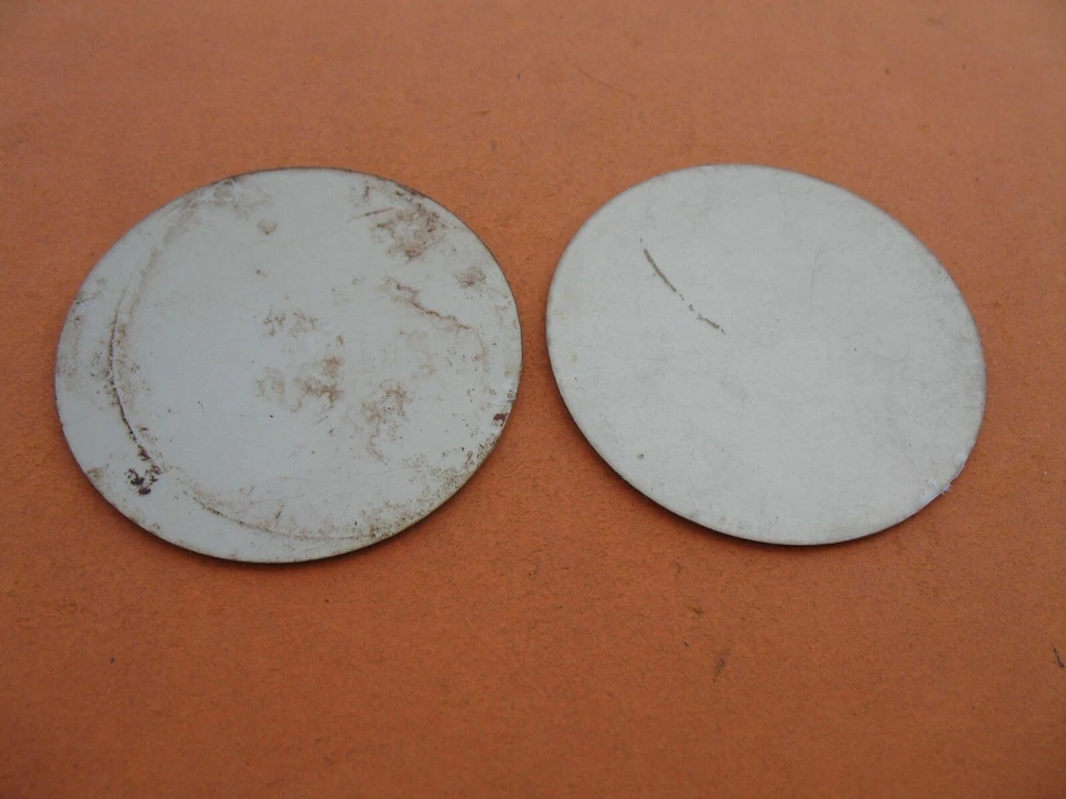 NISSAN КРУГЛЫЙ ЭМБЛЕМА ЛОГОТИП ЗНАЧОК ЗНАК СИМВОЛ Б/У ПАРА КОМПЛЕКТ A26029 - Изображение 2 из 2