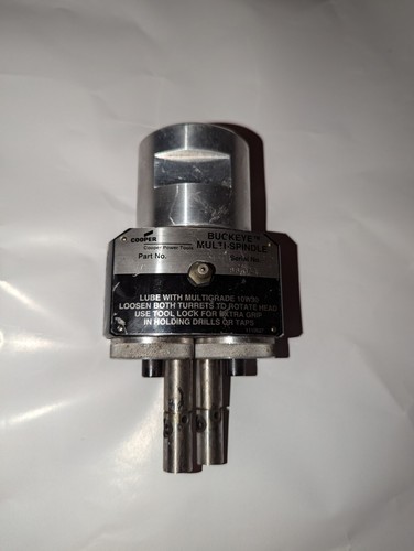 NEW GENUINE COOPER POWER TOOLS BUCKEYE MULTI-SPINDLE 1110627 LOOSEN TURRETS PLUS - Picture 2 of 11