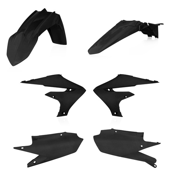 Acerbis Set Plastics Schwarz 3 Yamaha Wr 250 F 2020-2024 0022961.092-image