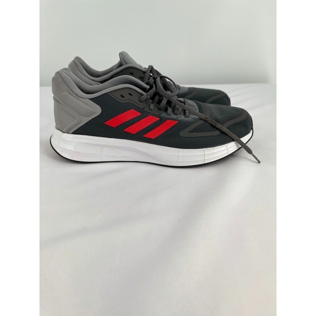 SAOLA Scarpe da corsa Adidas Duramo 10 da uomo grigie taglia 11 5 rosse scarpe da papà atletiche