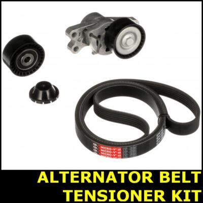 Ribbed Belt Tensioner Kit Alternator Fits Peugeot 206 1.6 NFU 2A/C 5651KP630K
