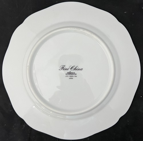 Mikasa Fine China L9315 Ribbon Pink Salad Plate - Picture 2 of 2