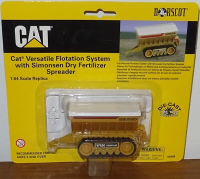 Norscot 1:64 CAT Versatile Flotation System with Simonsen Dry Fertili 1998 55009