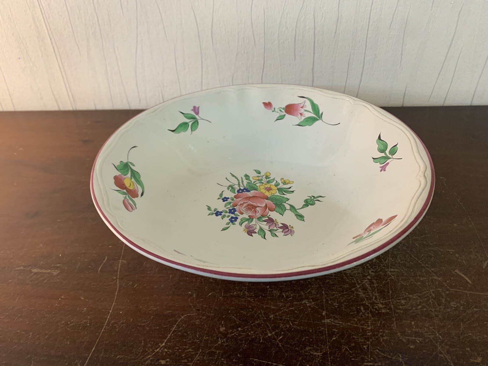 Earthenware Salad Bowl from Lunéville