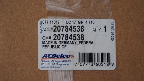 Genuine ACDelco GM 20784538 ABS Rear Wheel Brake Control Speed Sensor - Picture 2 of 8