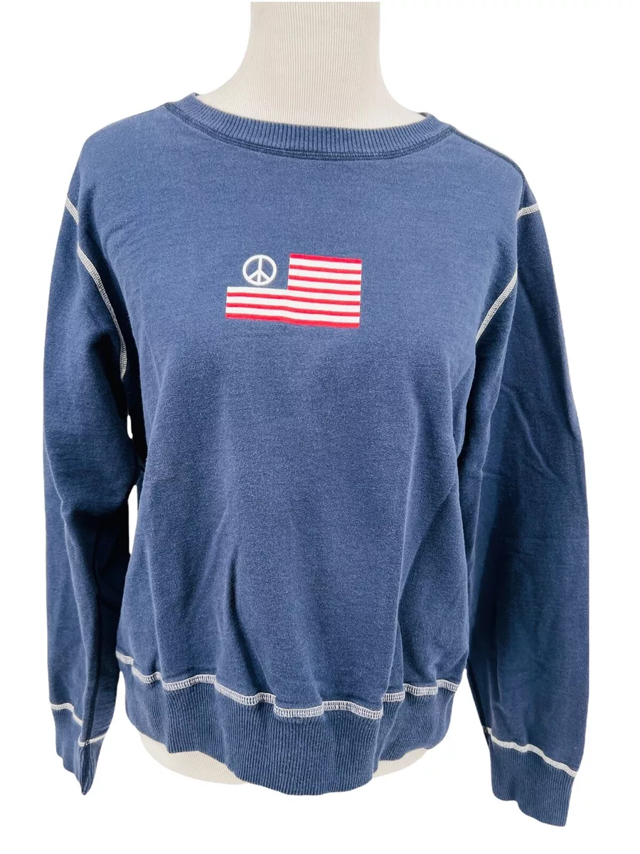 Tommy Jeans USA logo sweatshirt in blue